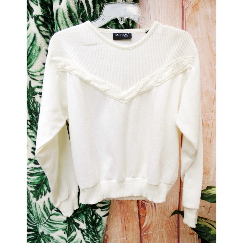 Vintage cozy cottage knit sweater 🍁 - Picture 1 of 8